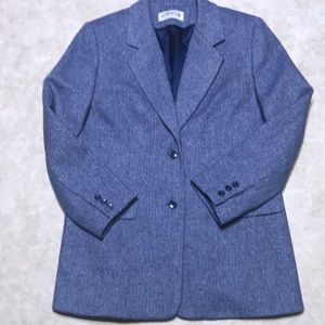 ORVIS Blue Wool Tweed Blazer
